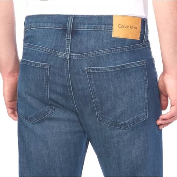 Calvin Klein Men's Slim Straight Jean Blue 38 x 34 - Picture 4 of 6